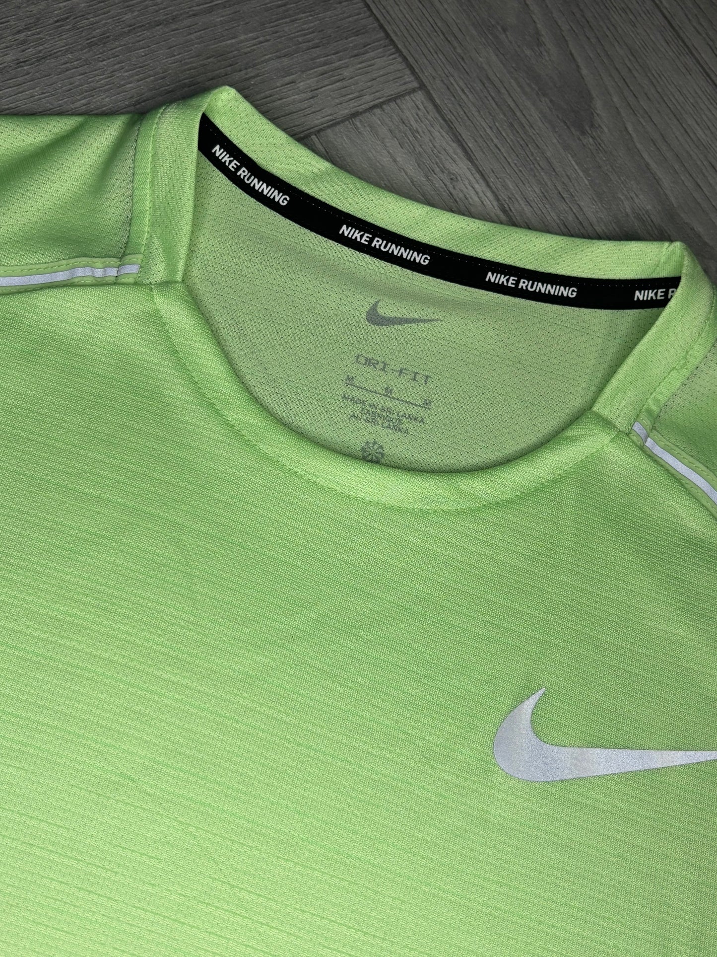 Nike Dri-Fit Miler 1.0 Tshirt - Vapour Green (M)