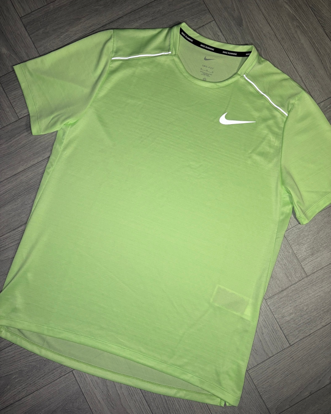 Nike Dri-Fit Miler 1.0 Tshirt - Vapour Green (M)