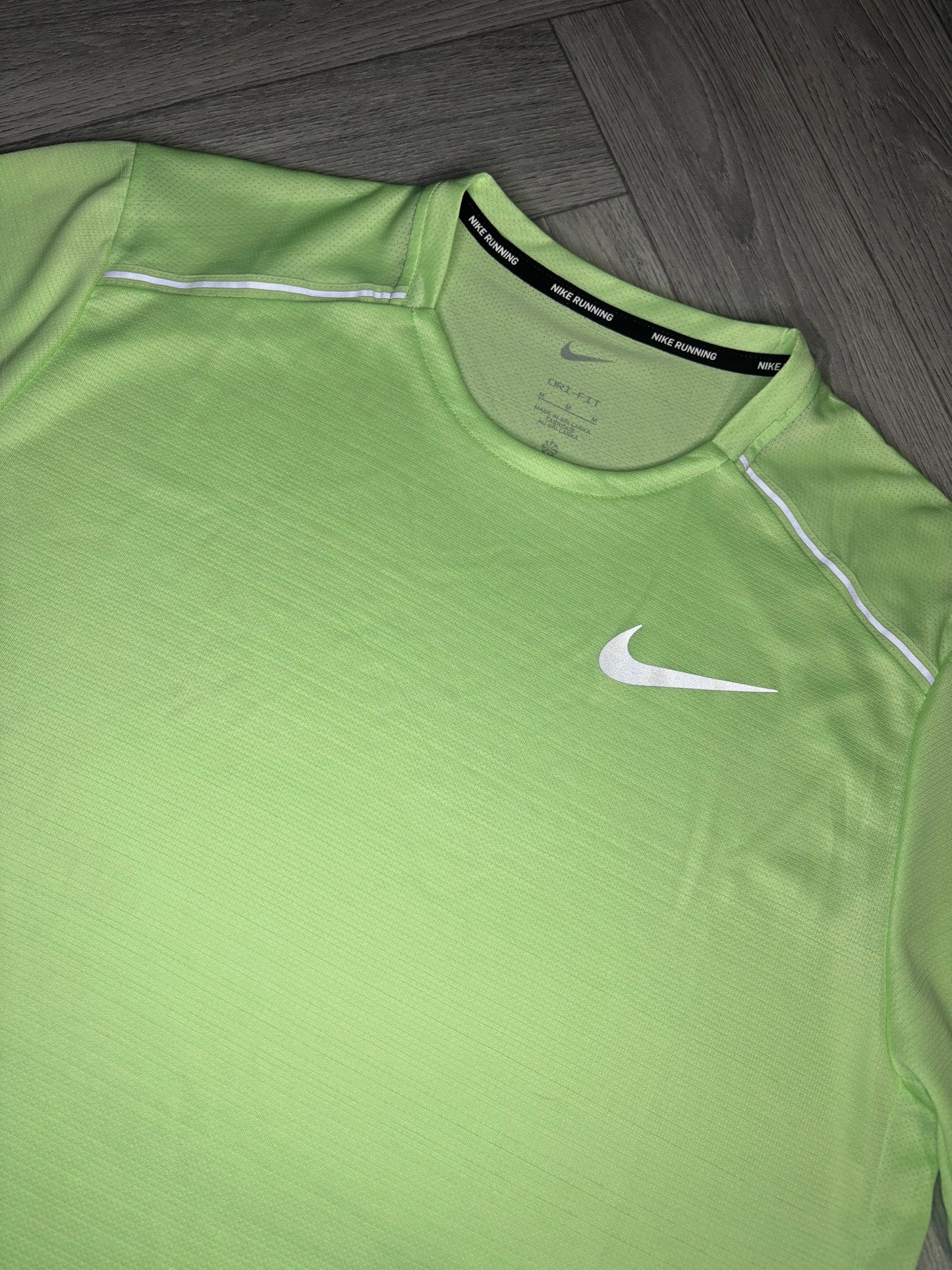 Nike Dri-Fit Miler 1.0 Tshirt - Vapour Green (M)