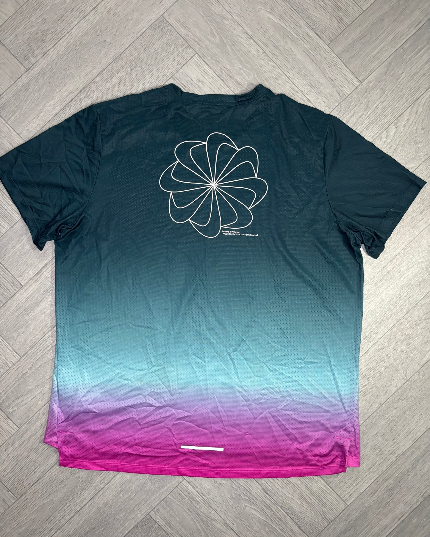 Nike Dri-Fit Gradient Miler Tshirt (XL)