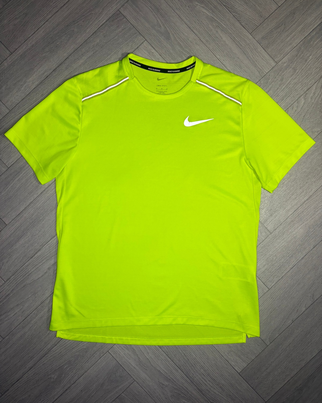 Nike Dri-Fit Miler 1.0 Tshirt - Volt (M)