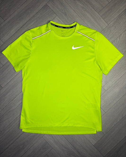 Nike Dri-Fit Miler 1.0 Tshirt - Volt (M)