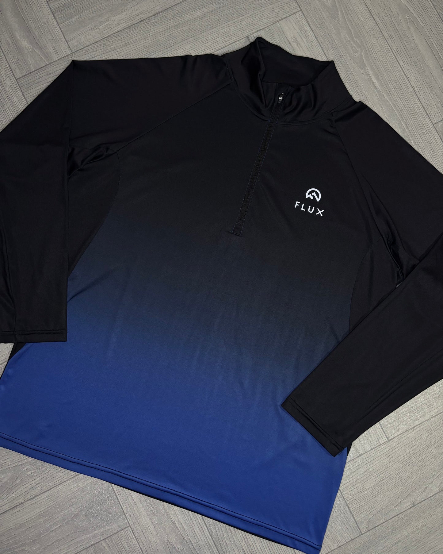 Flux Mens Gradient Half Zip Top (M)