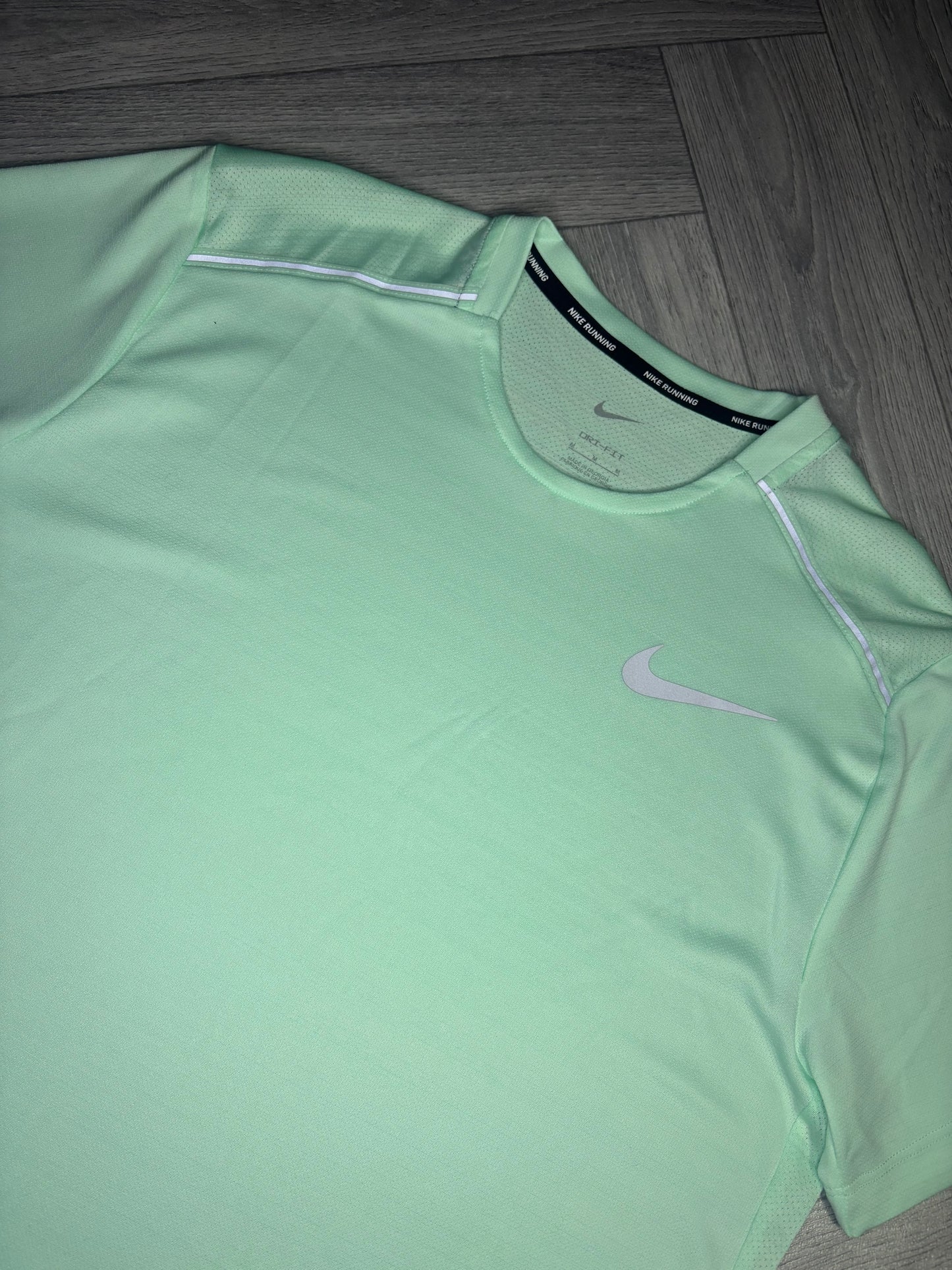 Nike Dri-Fit Miler 1.0 Tshirt - Mint Foam (M)