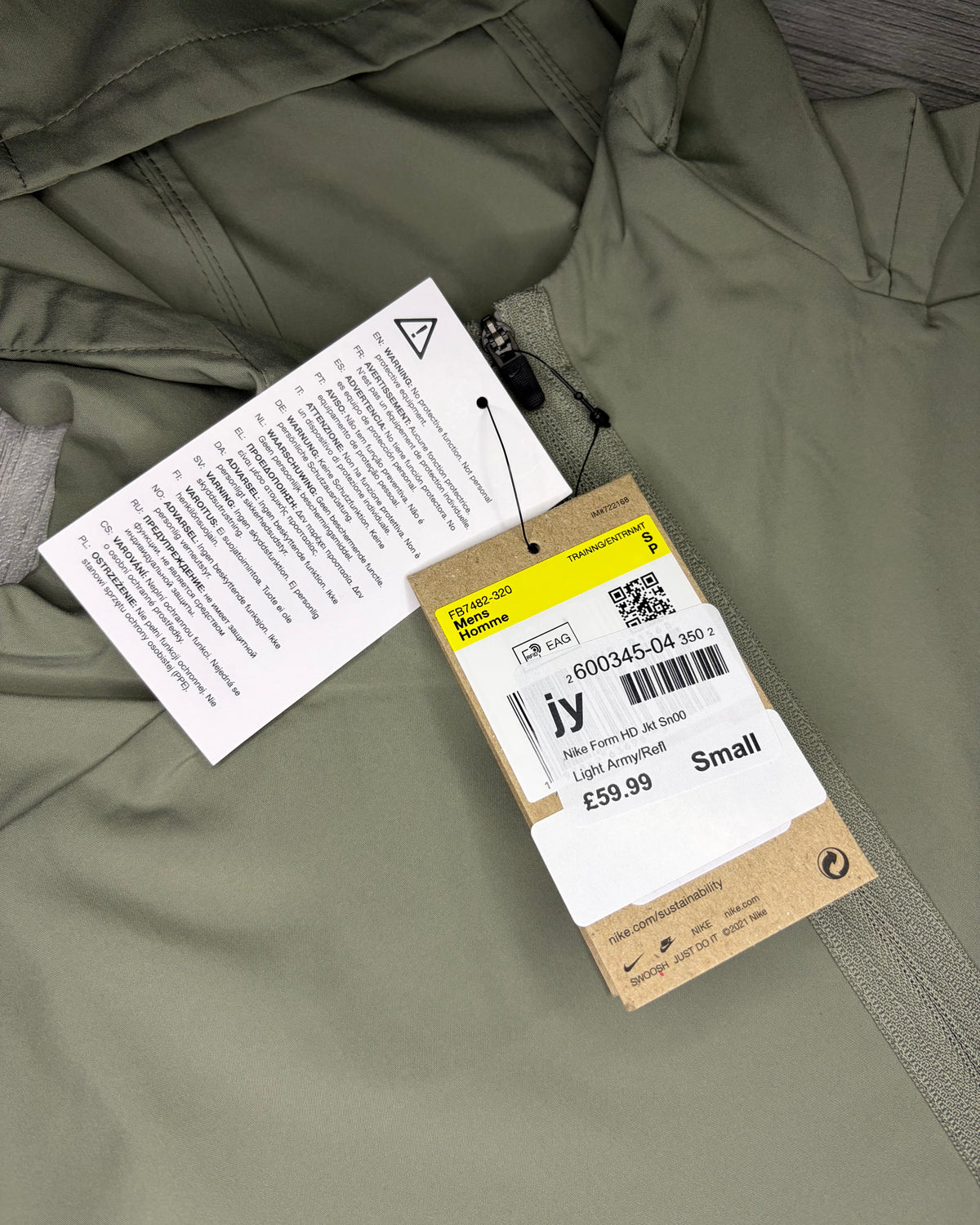 Nike Dri-Fit Form Mens Jacket (S)