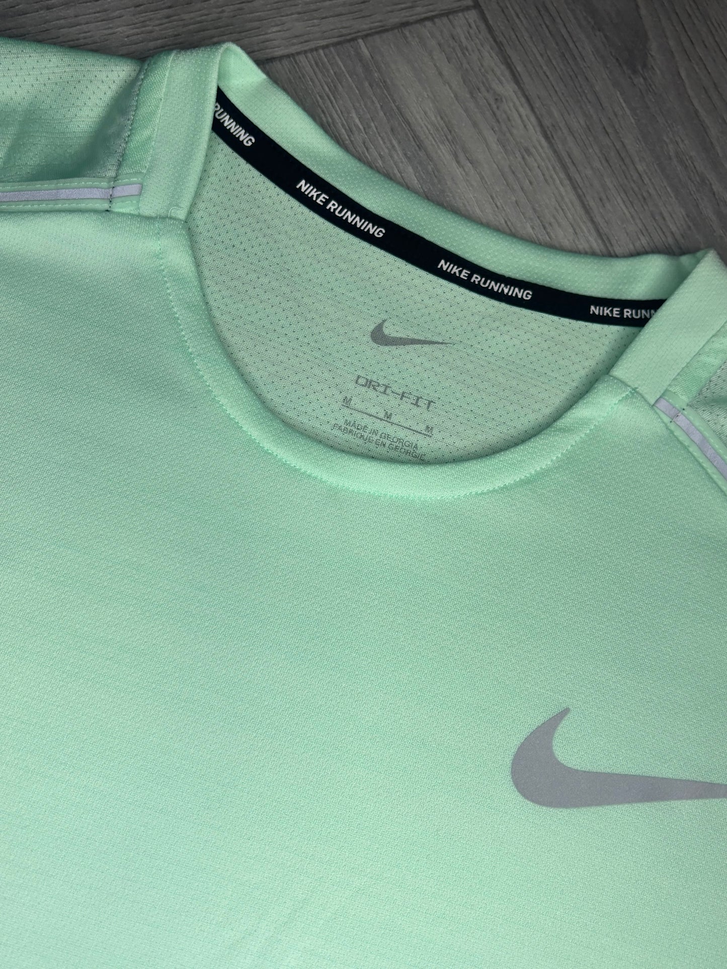 Nike Dri-Fit Miler 1.0 Tshirt - Mint Foam (M)