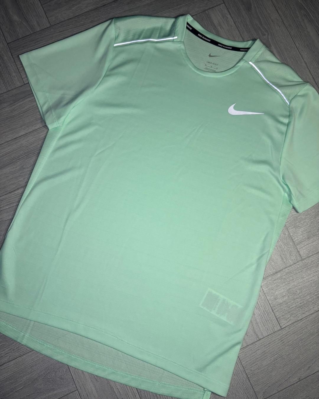 Nike Dri-Fit Miler 1.0 Tshirt - Mint Foam (M)