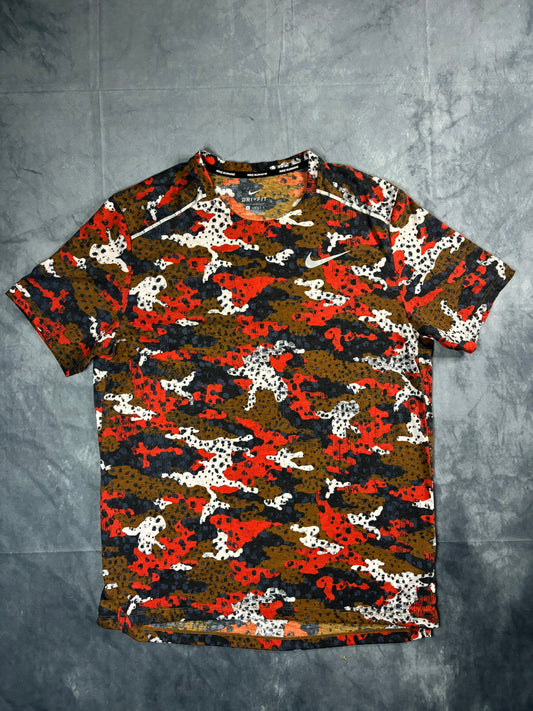 Nike Dri-Fit Miler 1.0 Camo Tshirt (L)